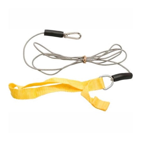 Fabrication Enterprises CanDo Bungee Exercise Cord with Attachments, 7' Cord, Yellow 1425086